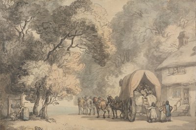 Ein Fuhrwagen von Thomas Rowlandson